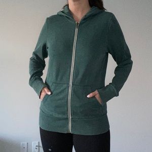 Talula forest green hoodie